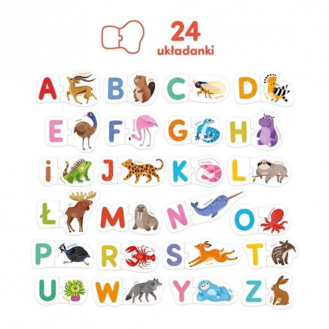 Puzzle abbinati Alfabeto
