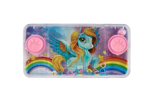 Gioco d'acqua puzzle con unicorno