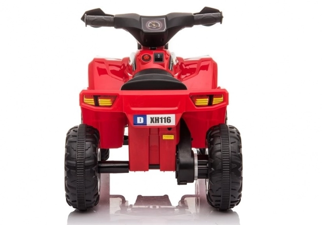 Quad elettrico rosso per bambini