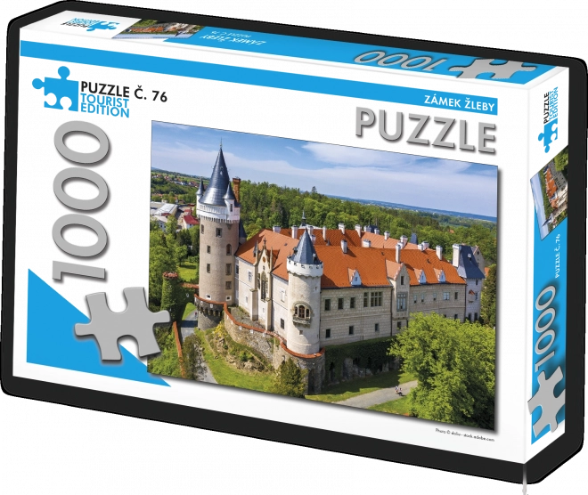 Edizione Turistica Puzzle Castello Žleby 1000 Pezzi