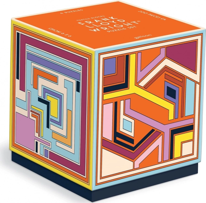 GALISON Puzzle quadrato Frank Lloyd Wright: Blocchi tessili 4x200 pezzi