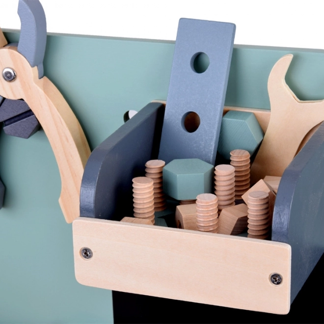 Set laboratorio in legno per piccoli fai-da-te