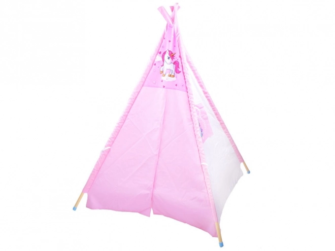 Tenda Tipi con Unicorno Rosa