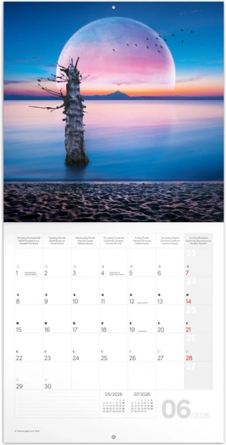 Calendario delle note Luna 2026