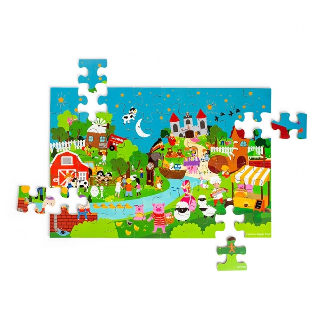 Puzzle da pavimento Storia Fiabesca Bigjigs Toys