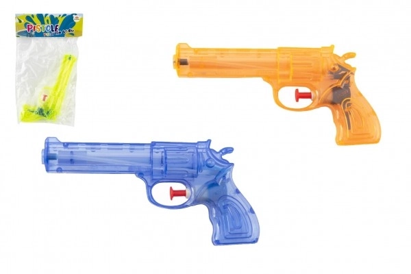 Pistola ad acqua in plastica 17 cm 3 colori