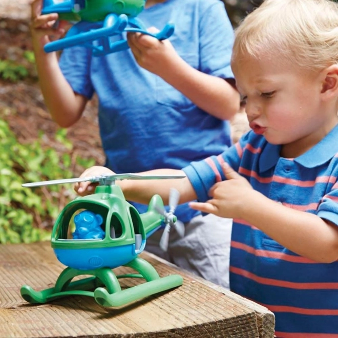 Elicottero ecologico Green Toys blu