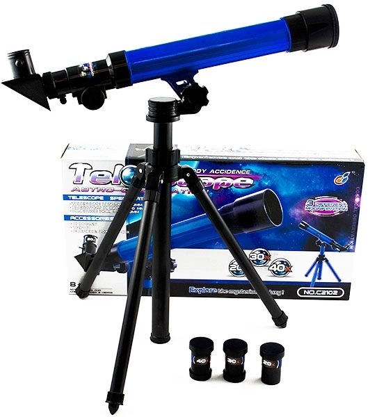 Telescopio educativo con treppiede