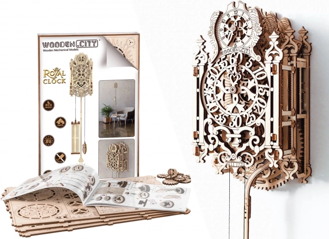 Puzzle 3D in legno Orologio Reale