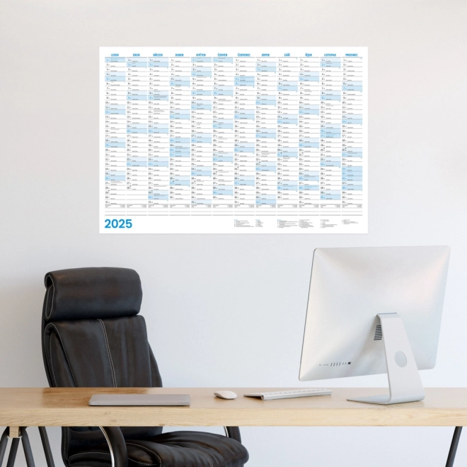 Calendario annuale 2025 di grandi dimensioni