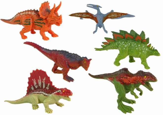 Set di Figurine di Dinosauri Colorati