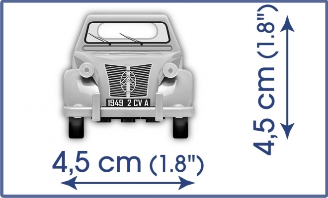 Modello Citroen 2CV Tipo A 1949