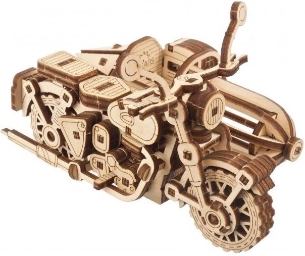 Puzzle Meccanico in Legno 3D UGEARS Harley Potter Moto Volante di Hagrid