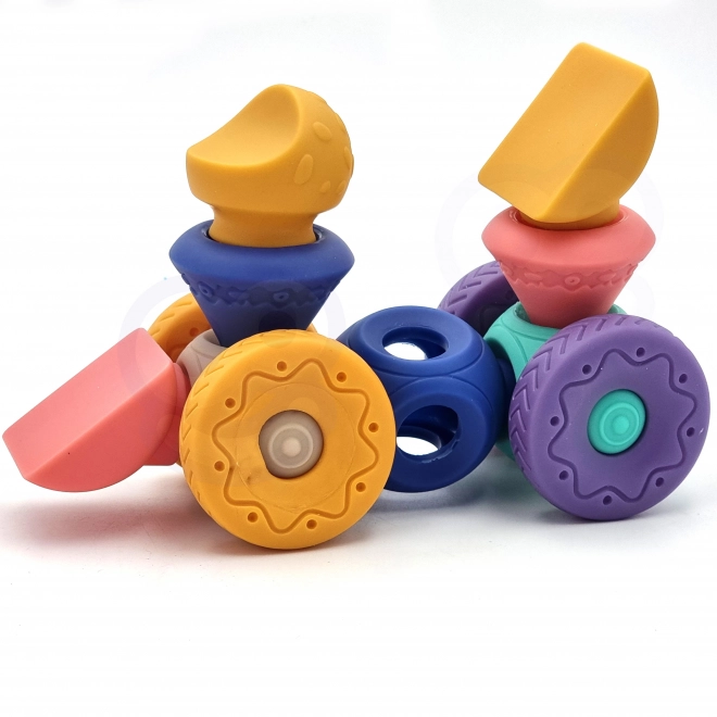 Woopie blocchi sensoriali da costruzione per bambini