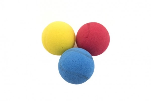 Pallina morbida per soft tennis diametro 7cm 3 colori