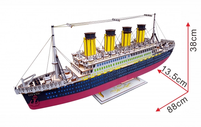 Puzzle 3D in legno Titanic