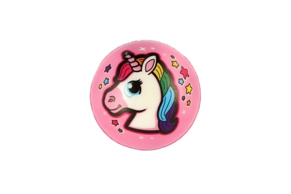 Palla unicorno in schiuma 8cm set di colori assortiti