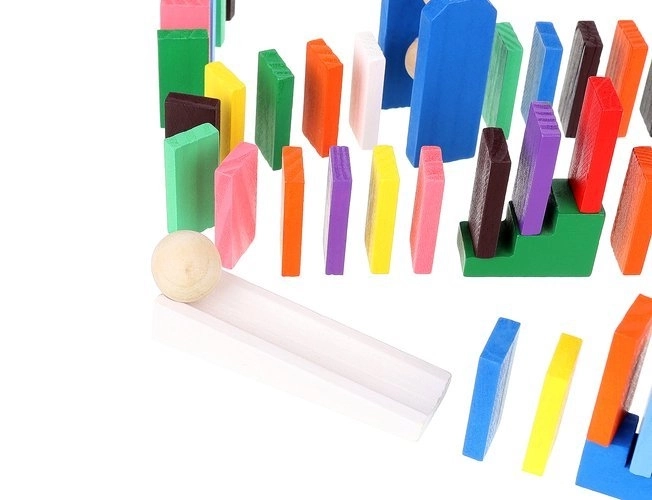 Set Domino in Legno per Bambini