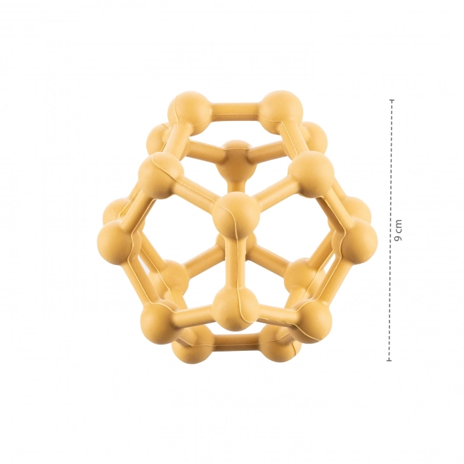 Ciuccio in silicone Atom rosa antico