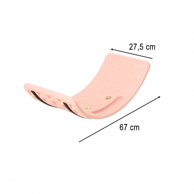 Tavola di equilibrio per bambini antiscivolo rosa