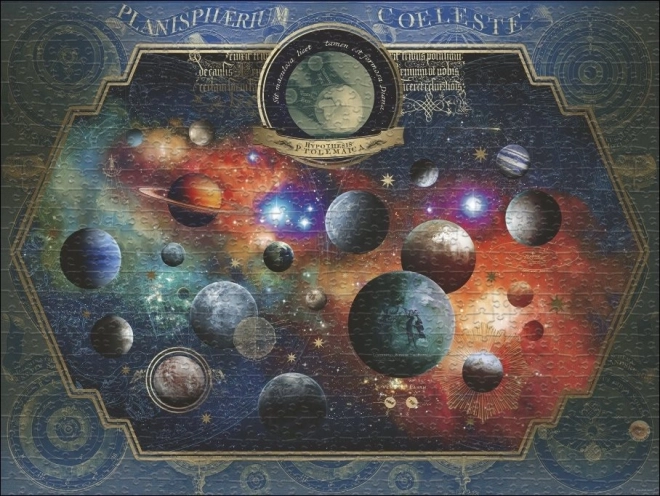 Heye puzzle mappa artistica: universo 1500 pezzi