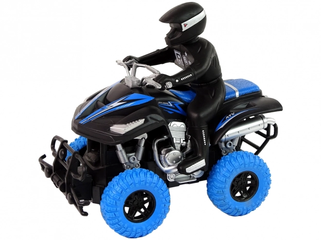 Quad telecomandato blu per bambini