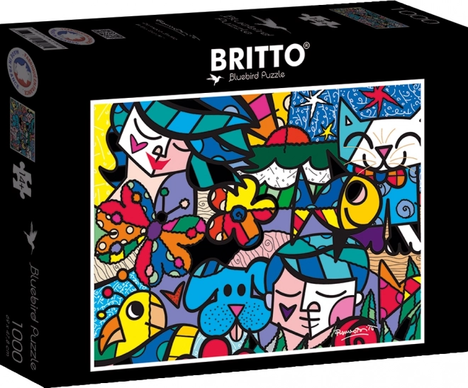 Puzzle giardino di BRITT 1000 pezzi BLUEBIRD