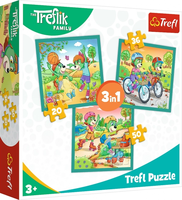 Puzzle 3 in 1: Incontra i Treflik