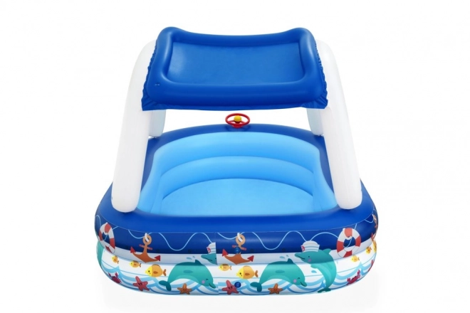 Piscina Bestway Sea Captain con tettoia e volante