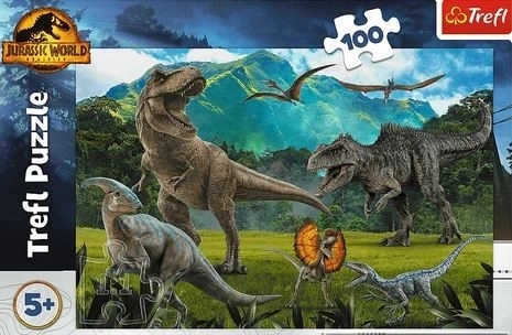 Puzzle 100 pezzi dinosauri Jurassic Park