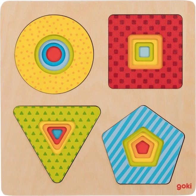 Puzzle geometrico multistrato Goki