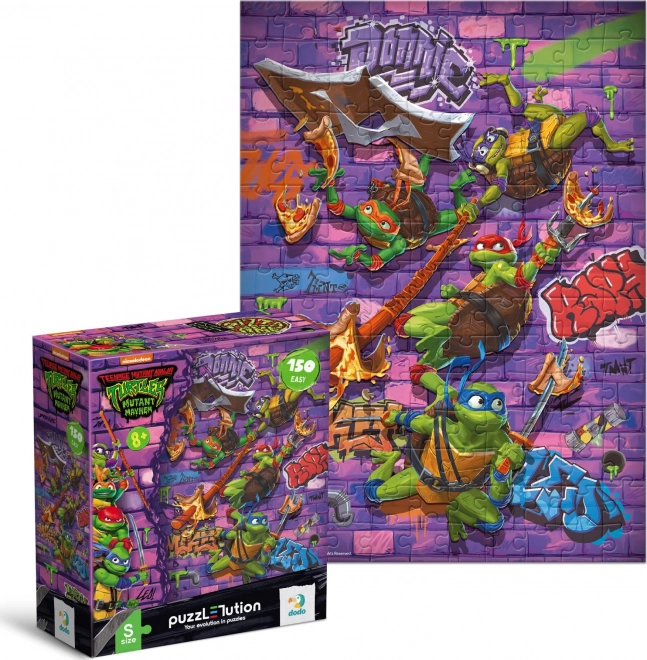 Puzzle Ninja Turtles d'Azione 150 Pezzi