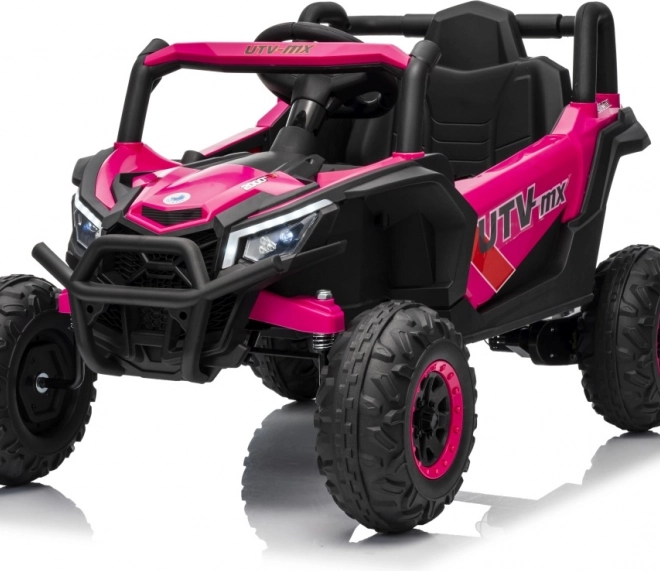 Auto elettrico per bambini Buggy Madman UTV-MX rosa