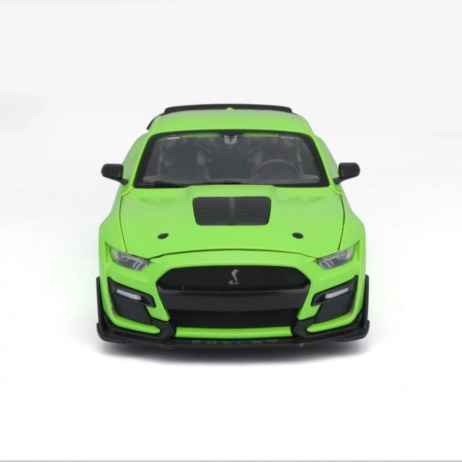 Modello composito Ford Mustang Shelby 2020 GT500 verde in scala 1/24