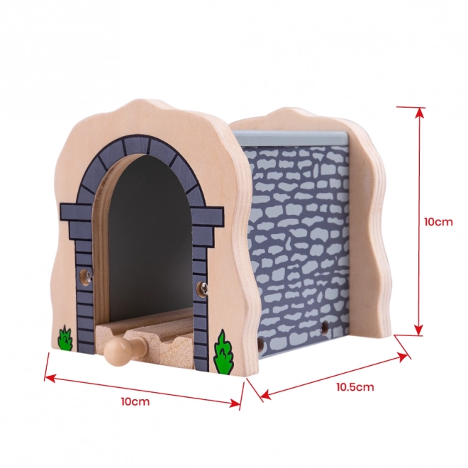 Tunnel ferroviario in pietra Bigjigs Rail