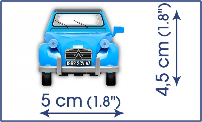 Modellino Citroen 2CV AZ 1962 in Scala