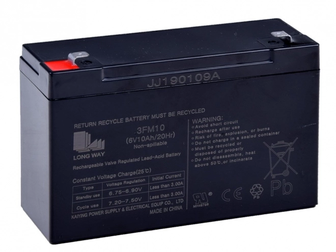 Batteria gel 6V 10Ah