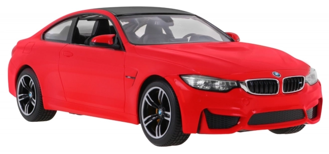 Auto telecomandato BMW M4 Coupé bianco in scala 1:14 di Rastar – Rosso