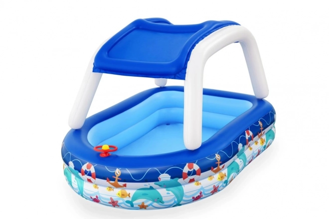 Piscina Bestway Sea Captain con tettoia e volante