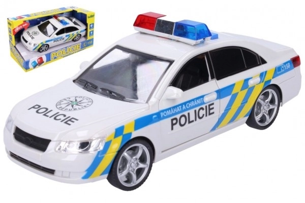 Auto della polizia con effetti