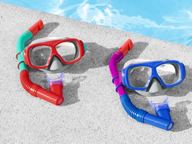 Set snorkeling maschera e boccaglio Bestway – rosso