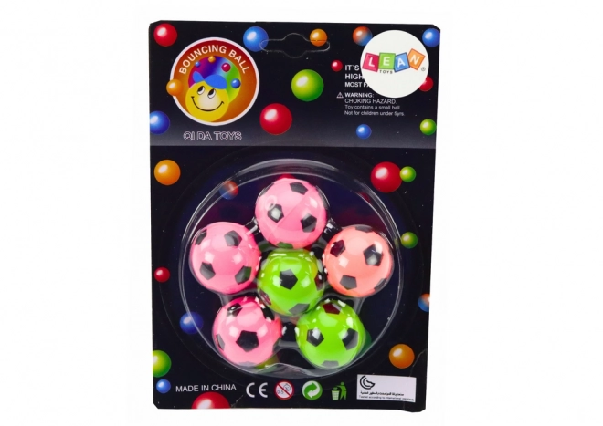 Set Palline di Gomma Calcio 6 Pezzi