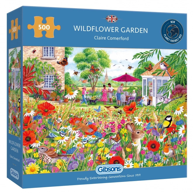 Puzzle Giardino Fiori Selvatici 500 Pezzi