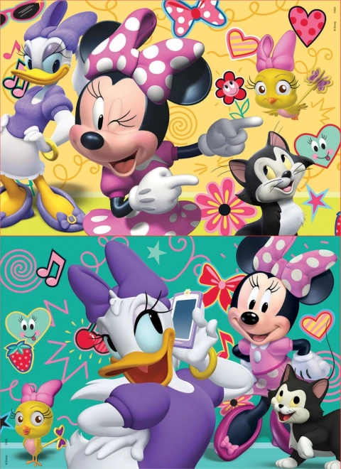 Puzzle in legno Minnie e Daisy