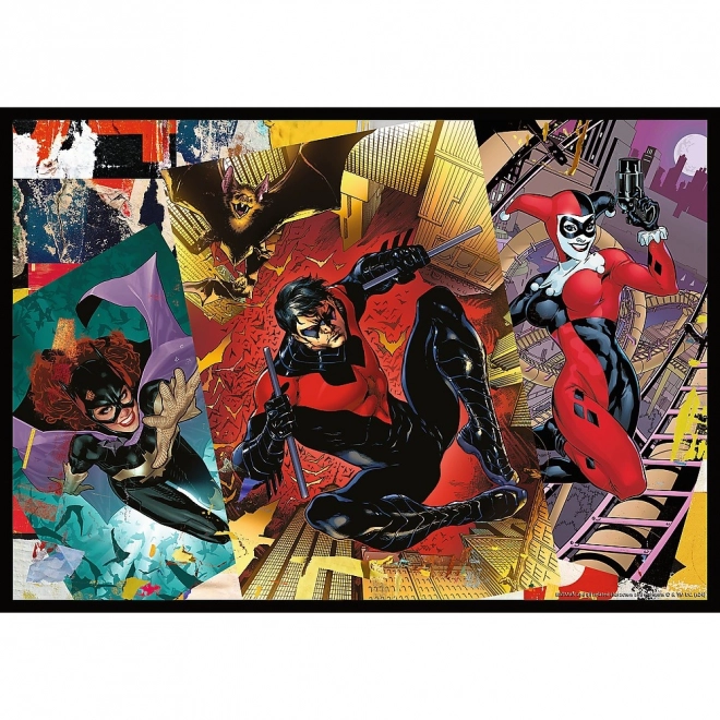 Puzzle 4 immagini da 250 pezzi Batman in azione