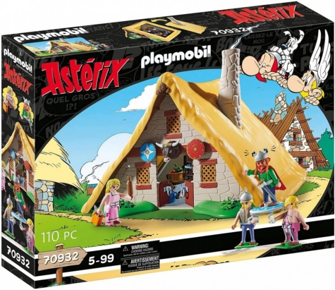 Set di figurine Asterix casa di Asparanoix