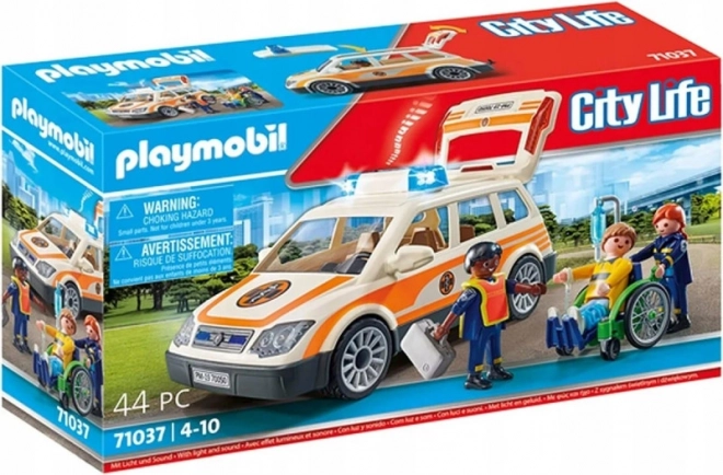 Set di figurine City Life Auto di soccorso