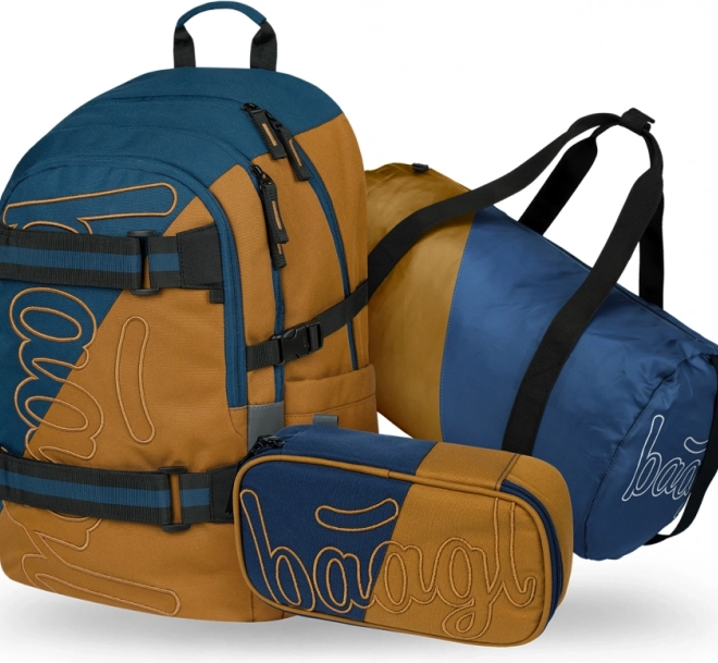 Set BAAGL Skate Duo: zaino, astuccio e borsa sportiva