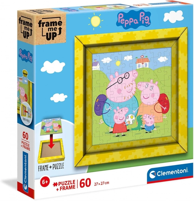 Puzzle 60 Pezzi Cornice Peppa Pig