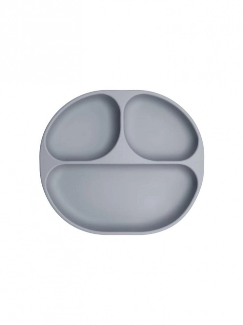 Set pasti di silicone per bambini MoMi Ami grigio